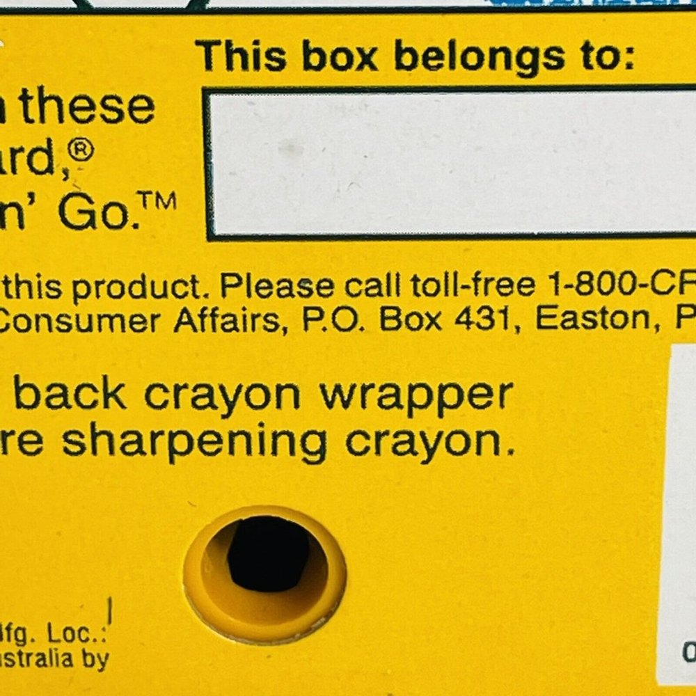 Vintage Crayola Crayons Sharpener Box 64 with Sharpener - Picture 11 of 13